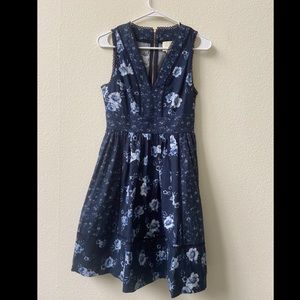 kate spade prairie rose fit and flare dress